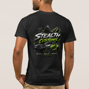 T-shirt Enveloppement de vinyle personnalisé Stealth Custo