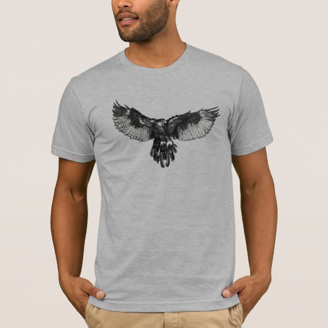 T-shirt Envergure d'habillement de graphite (Devant)