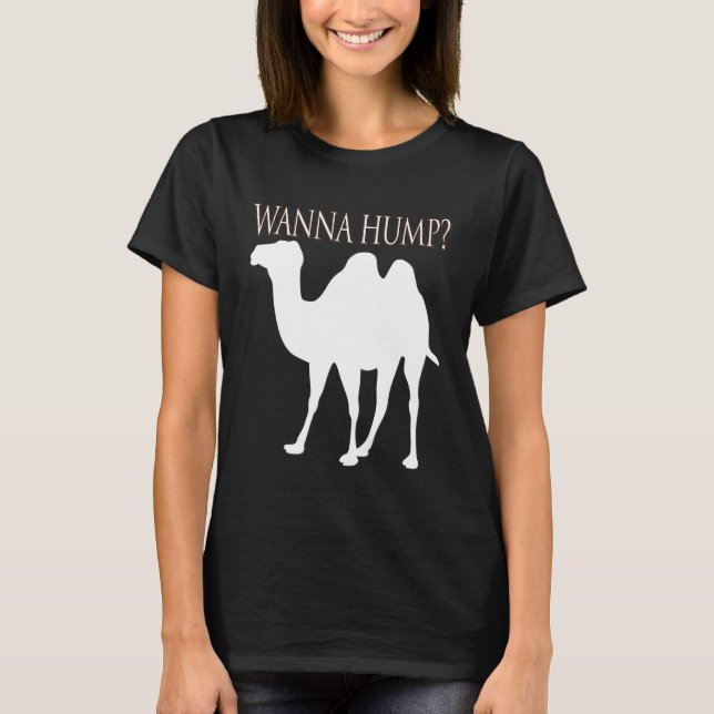 T-shirt Envie de baiser un chameau (Devant)