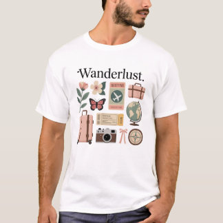T-shirt Envie de voyage | Amoureux du Voyage Esthétique d'