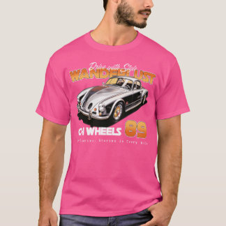T-shirt Envie de voyage sur roues Voiture classique vintag