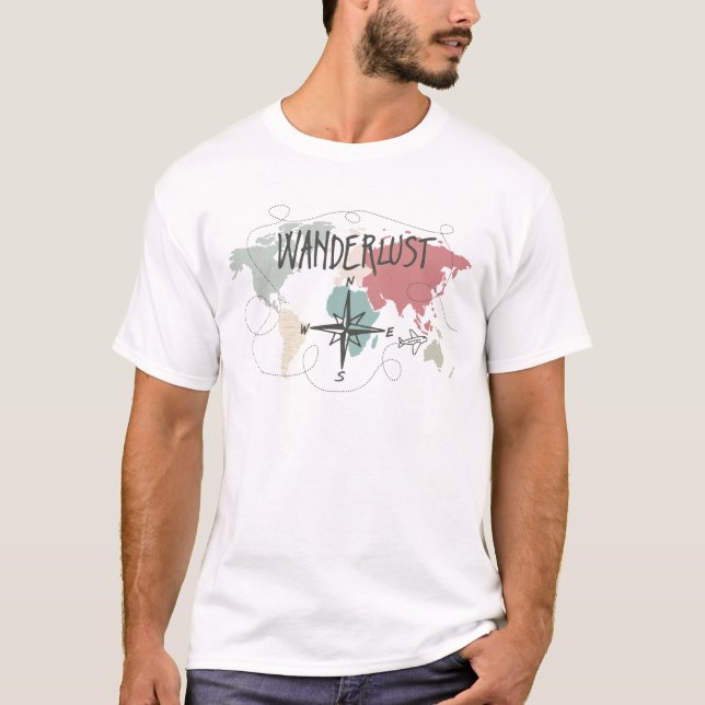 T-shirt Envie de voyager (Devant)