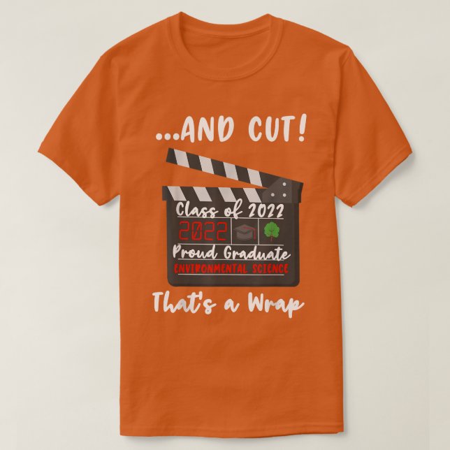 T-shirt Environmental Science Graduation Class of 2022 Gra (Design devant)