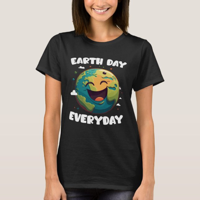 T-shirt Environmentalist Earth Day Mission Earth Care  3 (Devant)