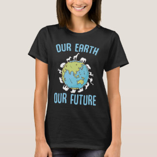 T-shirt Environnement Jour des terres Notre Terre Notre Av
