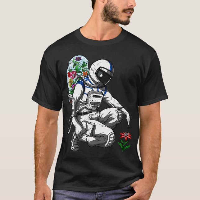 T-shirt Environnementaliste astronaute (Devant)