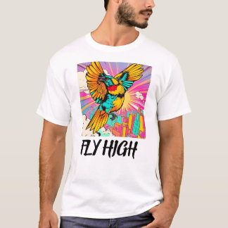 T-shirt Envolez-vous : Une Explosion de Couleurs !