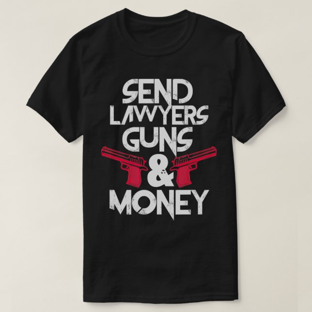 T-shirt Envoyer Avocats Armes Argent Drôle Avocat Avocat A (Design devant)