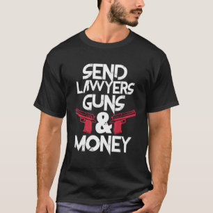T-shirt Envoyer Avocats Armes Argent Drôle Avocat Avocat A