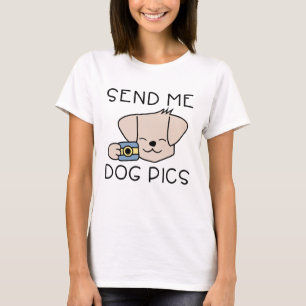 T-shirt Envoyer des photos de chiens