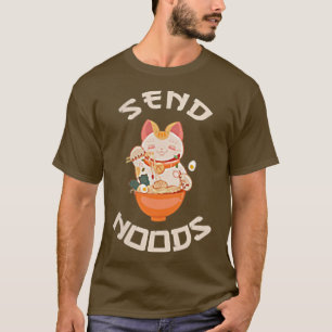 T-shirt Envoyer Noods Food Bowl Asiatique Cuisine Noodles