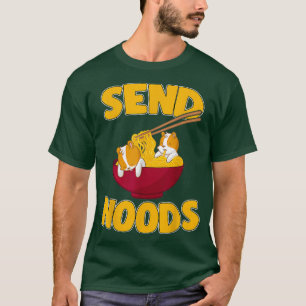 T-shirt Envoyer Noods Kawaii Gerbil Hamster Ramen Noodles