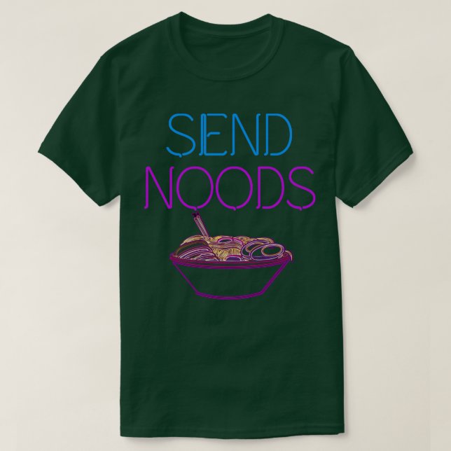 T-shirt Envoyer Noods Noodles Ramen (Design devant)