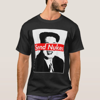 T-shirt Envoyer Nuages Rocket Man Kim Jong Un Corée Du Nor