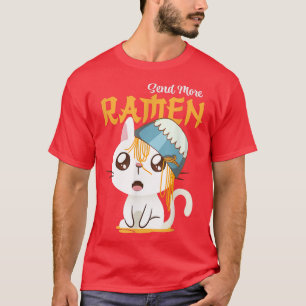T-shirt Envoyer plus Ramen Chats Chat nouilles de chats So