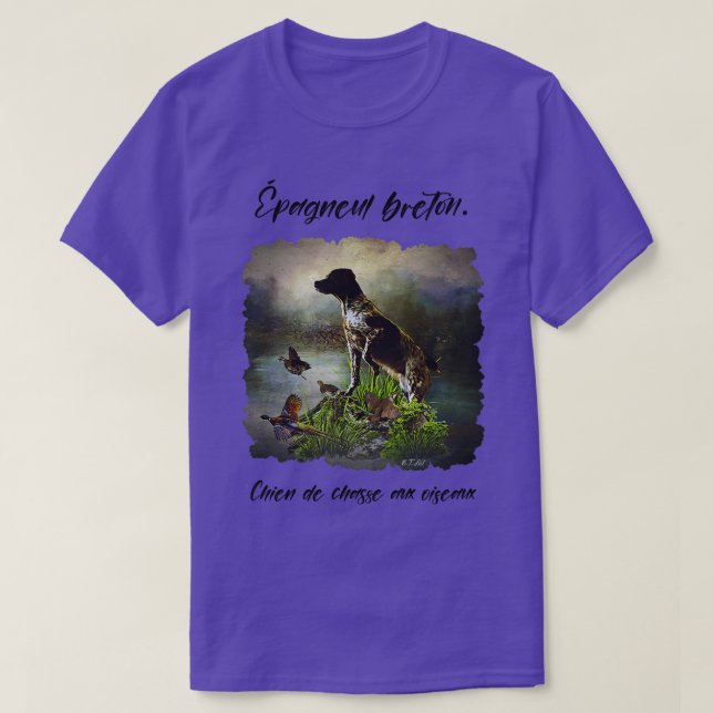 T-shirt Epagneul Breton (Design devant)