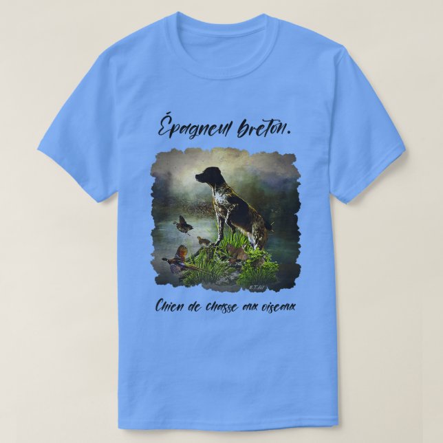 T-shirt Epagneul Breton (Design devant)