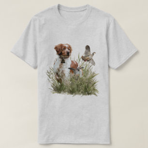 T-shirt Épagneul breton, Passion pour les oiseaux