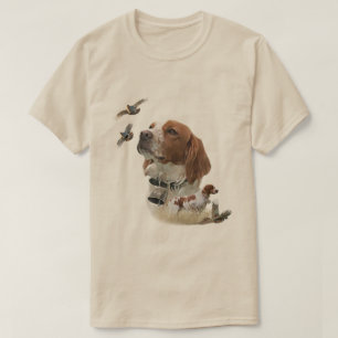 T-shirt Épagneul breton, Passion pour les oiseaux