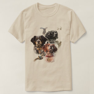 T-shirt Épagneul breton, Passion pour les oiseaux