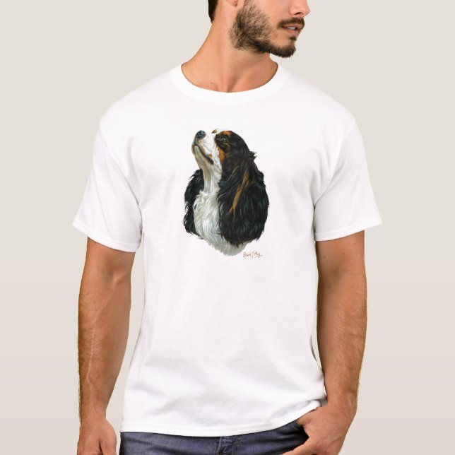 T-shirt Épagneul cavalier du Roi Charles (Devant)
