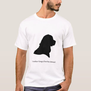 T-shirt Épagneul cavalier du Roi Charles - silhouette