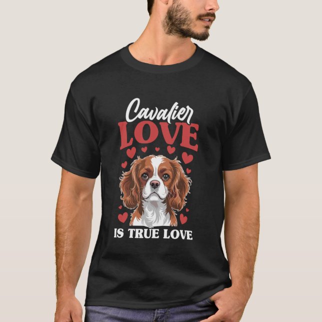 T-shirt Épagneul Cavalier King Charles (Devant)