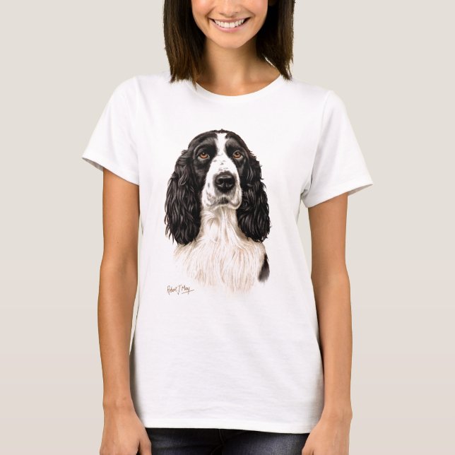 T-shirt Épagneul de springer anglais (Devant)