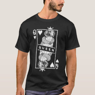 T-shirt Épagneul Springer Gallois Reine Des Cœurs Chien  P