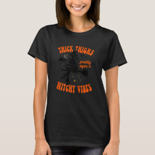 T-shirt Épais Cuirs Jolies Yeux Vibes de cuisine Rétro