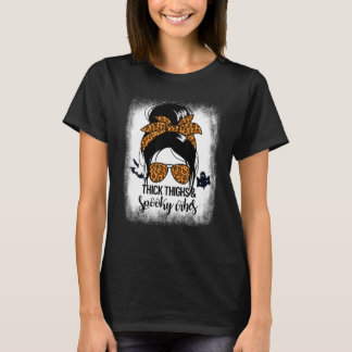 T-shirt Épais cuisses et Éffrayants Vibes Éffrayantes femm
