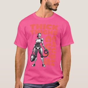 T-shirt Épais cuisses Les Gars Broyeurs Poids Bodybuilding