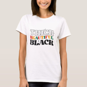 T-shirt Épais et Beau Noir - Mois de l'histoire des Noirs