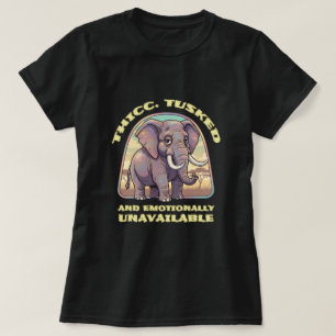 T-shirt Épais, muni de défenses et émotionnellement indisp