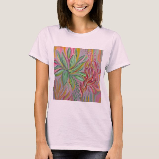 T-shirt Épanouissement Électrique (Devant)