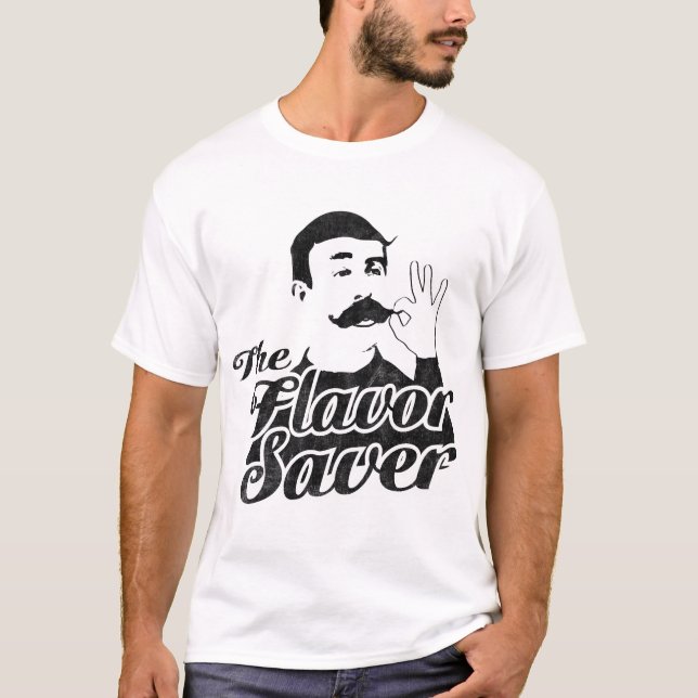 T-shirt Épargnant vintage de saveur (Devant)
