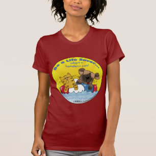 T-shirt Épargne de vie - Adopter des animaux sans abri