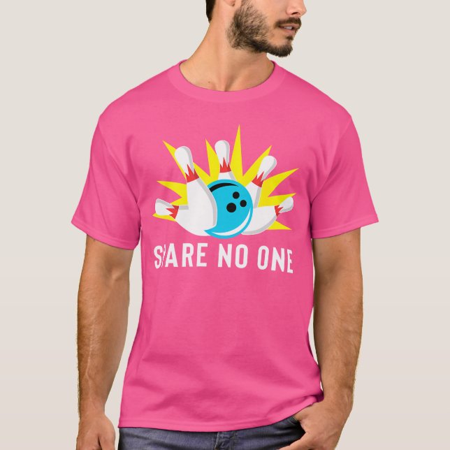 T-shirt Épargner Aucun Bowling (Devant)