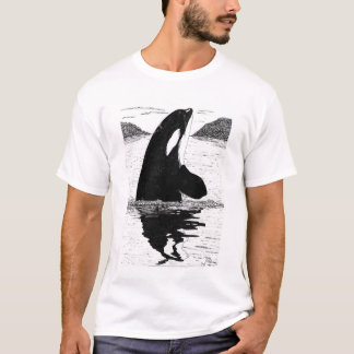 T-shirt Épaulard d'Espion-Houblonnage, à l'encre