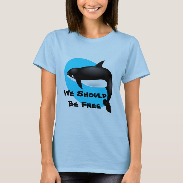 T-shirt Épaulard - orque (Devant)