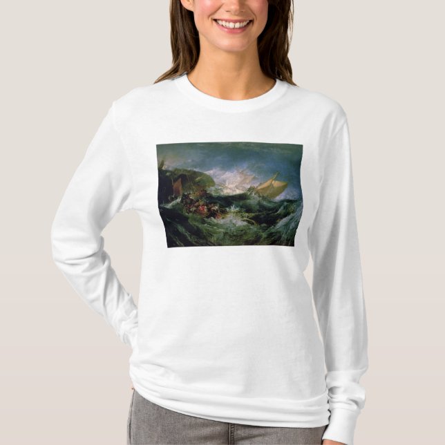 T-shirt Épave de Joseph Mallord William Turner | d'un (Devant)