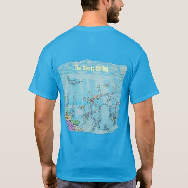 T-shirt Épave de récif corallien (Dos)