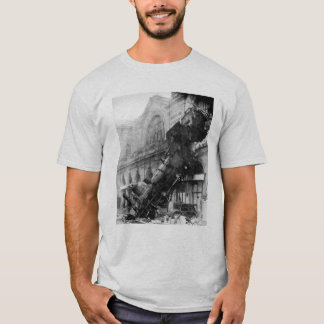 T-shirt Épave de train chez Montparnasse (1895)
