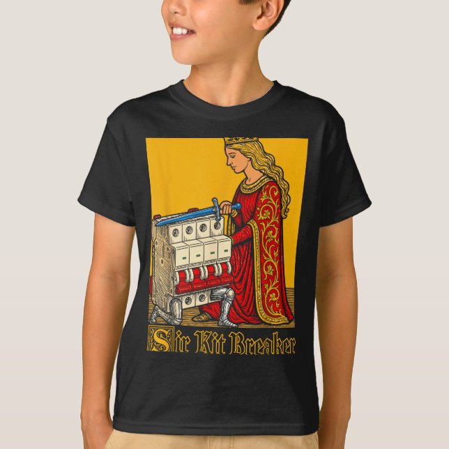 T-shirt Épée de Sir Kit Breaker (Devant)