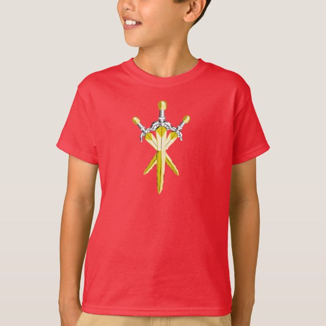 T-shirt Épée Dragon d'Or (Devant)