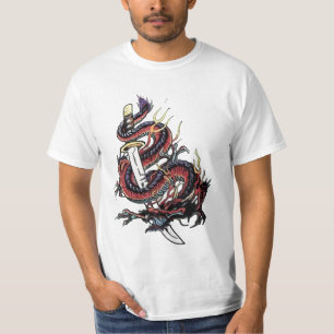 T-shirt Épée et dragon