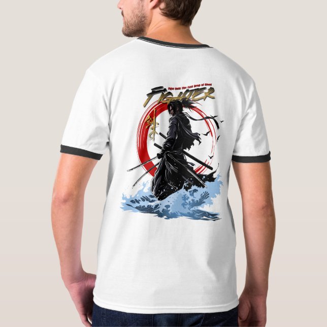 T-shirt Épéiste | Ringer Hommes (Dos entier)
