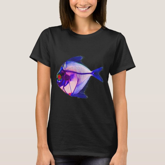 T-shirt Éperlan bleu de récolte (Devant)