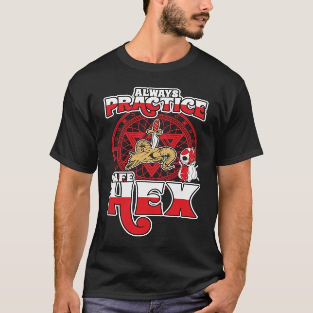 T-shirt Éperons De Magie Et Courses De Sorcières De Hex (Devant)