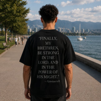 T-Shirt Éphésiens 6:10 | Soyez Forts Dans Le Seign